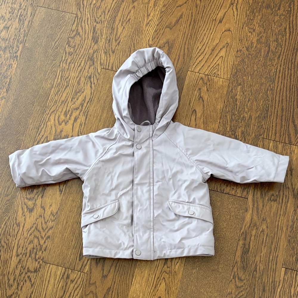 Zara light purple water repellent jacket
